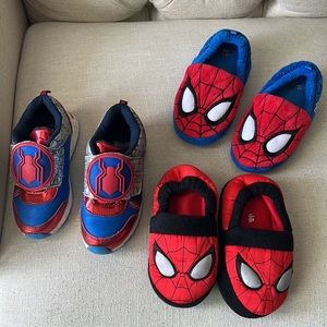 SPIDER-MAN SHOE BUNDLE FOR TODDLER BOY size 11-12